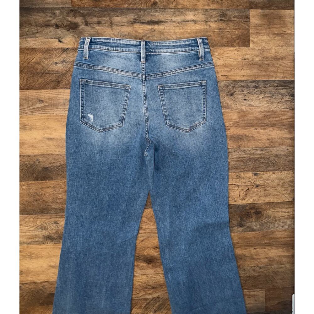 Fly monkey women’s distressed flare jeans - Picture 5 of 16